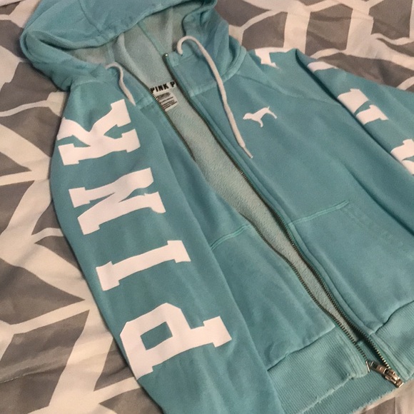 Full zip PINK hoodie - Picture 3 of 3